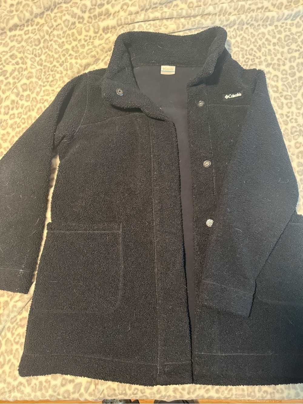 Columbia Women's Black Teddy Sherpa Coat